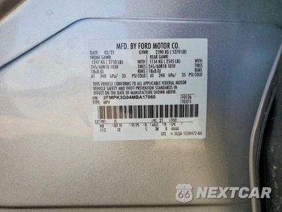 Zdjęcie 14 z 14 samochodu: 2021 FORD EDGE SE VIN:2FMPK3G94MBA17060 - miniatura