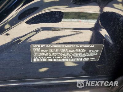Zdjęcie 14 z 14 samochodu: 2024 BMW X3 SDRIVE30I VIN:5UX43DP03R9W74981 - miniatura
