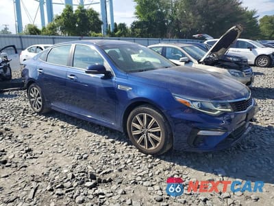 Czwarte zdjęcie samochodu z boku: 2019 KIA OPTIMA LX VIN:5XXGT4L36KG356716 - miniatura