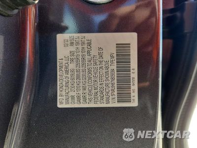 Zdjęcie 13 z 13 samochodu: 2022 HONDA ODYSSEY TOURING VIN:5FNRL6H87NB058384 - miniatura