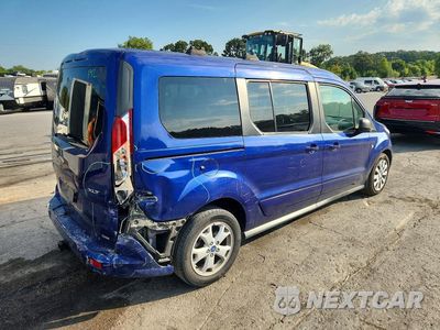 Trzecie zdjęcie samochodu z tyłu: 2016 FORD TRANSIT CONNECT XLT VIN:NM0GE9F74G1254949 - miniatura