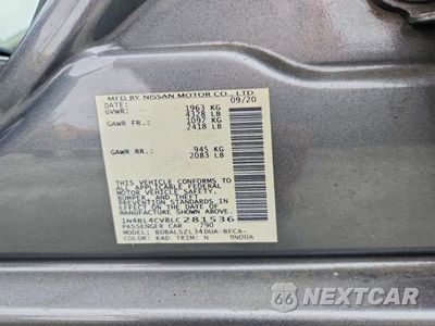 Zdjęcie 13 z 13 samochodu: 2020 NISSAN ALTIMA SR VIN:1N4BL4CV8LC281536 - miniatura