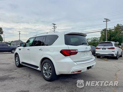 Trzecie zdjęcie samochodu z tyłu: 2018 INFINITI QX80 BASE VIN:JN8AZ2NE8J9192750 - miniatura