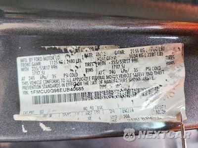 Zdjęcie 13 z 13 samochodu: 2014 FORD ESCAPE SE VIN:1FMCU0G98EUB40685 - miniatura
