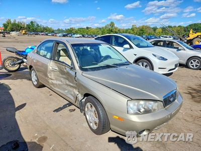 Czwarte zdjęcie samochodu z boku: 2003 HYUNDAI ELANTRA GLS VIN:KMHDN45D03U601097 - miniatura