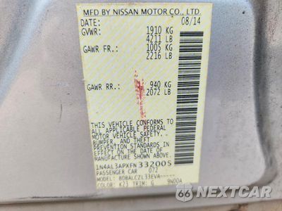 Zdjęcie 13 z 13 samochodu: 2015 NISSAN ALTIMA 2.5 S VIN:1N4AL3APXFN332005 - miniatura
