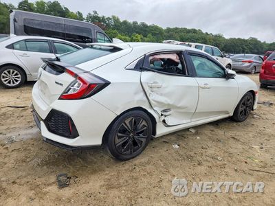 Trzecie zdjęcie samochodu z tyłu: 2019 HONDA CIVIC EX VIN:SHHFK7H65KU415906 - miniatura