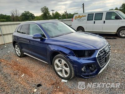 Czwarte zdjęcie samochodu z boku: 2021 AUDI Q5 PREMIUM PLUS VIN:WA1BAAFY3M2012124 - miniatura
