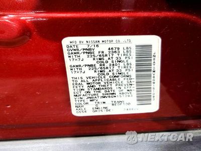 Zdjęcie 14 z 14 samochodu: 2016 NISSAN ROGUE S VIN:JN8AT2MV6GW151093 - miniatura