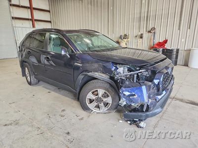 Czwarte zdjęcie samochodu z boku: 2019 TOYOTA RAV4 HYBRID XLE VIN:2T3RWRFVXKW026052 - miniatura