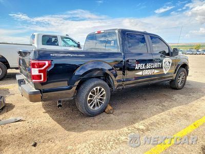 Trzecie zdjęcie samochodu z tyłu: 2018 FORD F150 POLICE RESPONDER VIN:1FTEW1PG6JKE86722 - miniatura