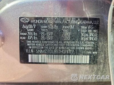 Zdjęcie 13 z 13 samochodu: 2018 HYUNDAI SANTA FE SPORT 2.4L VIN:5NMZTDLB5JH074177 - miniatura