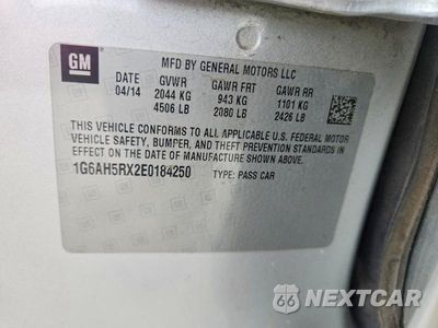Zdjęcie 12 z 12 samochodu: 2014 CADILLAC ATS LUXURY VIN:1G6AH5RX2E0184250 - miniatura