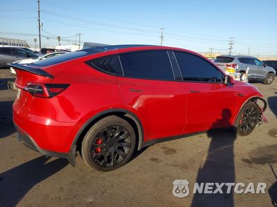 Trzecie zdjęcie samochodu z tyłu: 2023 TESLA MODEL Y VIN:7SAYGDEE1PA074727 - miniatura