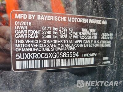 Zdjęcie 13 z 13 samochodu: 2016 BMW X5 XDRIVE35I VIN:5UXKR0C5XG0S85594 - miniatura