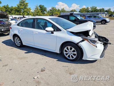 Czwarte zdjęcie samochodu z boku: 2022 TOYOTA COROLLA LE VIN:5YFEPMAE7NP327611 - miniatura