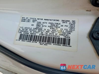 Zdjęcie 12 z 12 samochodu: 2001 TOYOTA TUNDRA ACCESS CAB LIMITED VIN:5TBRT38191S154243 - miniatura