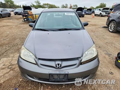 Piąte zdjęcie samochodu w środku: 2005 HONDA CIVIC DX VP VIN:1HGES16365L005167 - miniatura