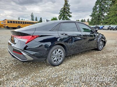 Trzecie zdjęcie samochodu z tyłu: 2025 HYUNDAI ELANTRA HYBRID BLUE VIN:KMHLM4DJ9SU160624 - miniatura