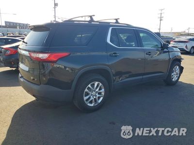 Trzecie zdjęcie samochodu z tyłu: 2019 CHEVROLET TRAVERSE LT VIN:1GNERGKW6KJ208863 - miniatura