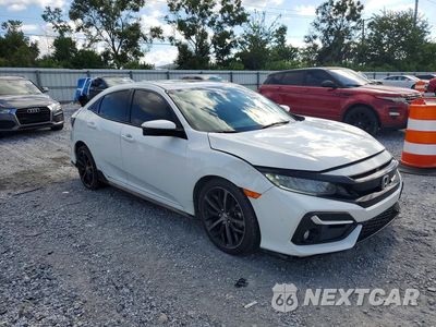 Czwarte zdjęcie samochodu z boku: 2021 HONDA CIVIC SPORT TOURING VIN:SHHFK7H95MU213077 - miniatura