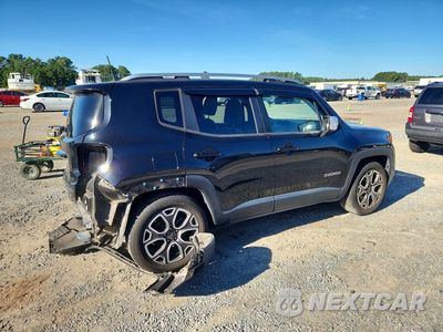 Trzecie zdjęcie samochodu z tyłu: 2018 JEEP RENEGADE LIMITED VIN:ZACCJADB6JPH61400 - miniatura