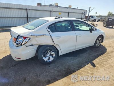 Trzecie zdjęcie samochodu z tyłu: 2015 HONDA CIVIC LX VIN:2HGFB2F57FH560753 - miniatura