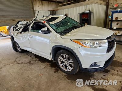 Czwarte zdjęcie samochodu z boku: 2014 TOYOTA HIGHLANDER XLE VIN:5TDKKRFH0ES029829 - miniatura