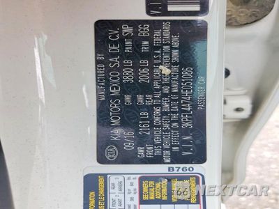 Zdjęcie 12 z 12 samochodu: 2017 KIA FORTE LX VIN:3KPFL4A74HE051086 - miniatura