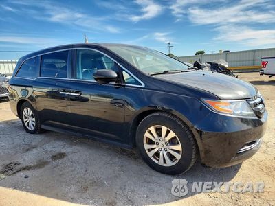Czwarte zdjęcie samochodu z boku: 2016 HONDA ODYSSEY EXL VIN:5FNRL5H61GB141269 - miniatura