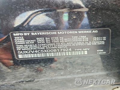 Zdjęcie 13 z 13 samochodu: 2013 BMW X5 XDRIVE35I VIN:5UXZV4C5XD0B17924 - miniatura