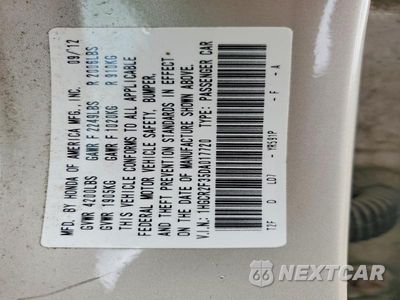 Zdjęcie 12 z 12 samochodu: 2013 HONDA ACCORD LX VIN:1HGCR2F35DA017720 - miniatura