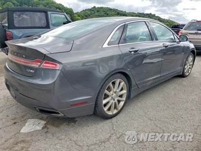 Trzecie zdjęcie samochodu z tyłu: 2016 LINCOLN MKZ VIN:3LN6L2J91GR600025 - miniatura
