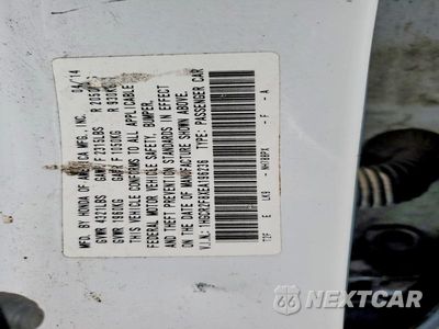 Zdjęcie 13 z 13 samochodu: 2014 HONDA ACCORD EXL VIN:1HGCR2F8XEA196236 - miniatura