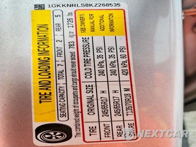 Zdjęcie 13 z 13 samochodu: 2019 GMC ACADIA SLE VIN:1GKKNRLS8KZ268535 - miniatura