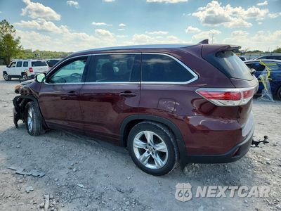 Drugie zdjęcie samochodu z przodu: 2016 TOYOTA HIGHLANDER LIMITED VIN:5TDDKRFH6GS246880 - miniatura