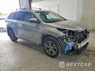 Czwarte zdjęcie samochodu z boku: 2014 TOYOTA HIGHLANDER XLE VIN:5TDJKRFH6ES058201 - miniatura
