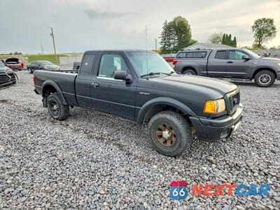 Czwarte zdjęcie samochodu z boku: 2005 FORD RANGER SUPER CAB VIN:1FTYR14U85PB09154 - miniatura