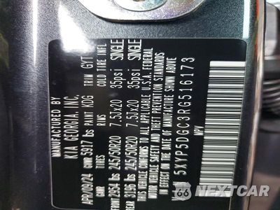 Zdjęcie 13 z 13 samochodu: 2024 KIA TELLURIDE SX-PRESTIGE VIN:5XYP5DGC3RG516173 - miniatura