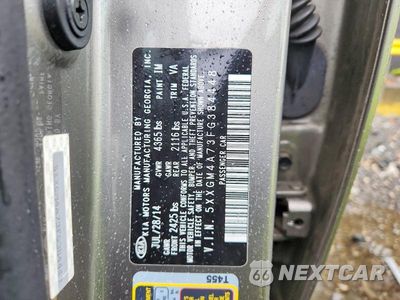 Zdjęcie 12 z 12 samochodu: 2015 KIA OPTIMA LX VIN:5XXGM4A73FG384448 - miniatura