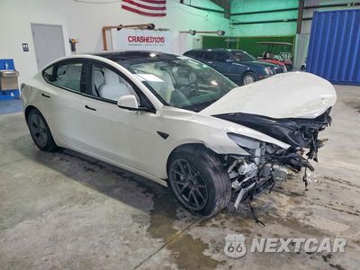 Czwarte zdjęcie samochodu z boku: 2023 TESLA MODEL 3 VIN:5YJ3E1EA1PF382444 - miniatura