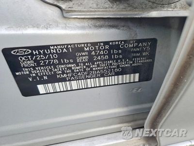Zdjęcie 12 z 12 samochodu: 2011 HYUNDAI AZERA LIMITED VIN:KMHFC4DF2BA552180 - miniatura