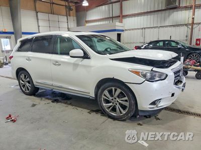 Czwarte zdjęcie samochodu z boku: 2013 INFINITI JX35 BASE VIN:5N1AL0MM1DC304074 - miniatura