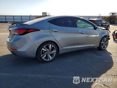 Trzecie zdjęcie samochodu z tyłu: 2015 HYUNDAI ELANTRA LIMITED VIN:KMHDH4AE0FU382149 - miniatura