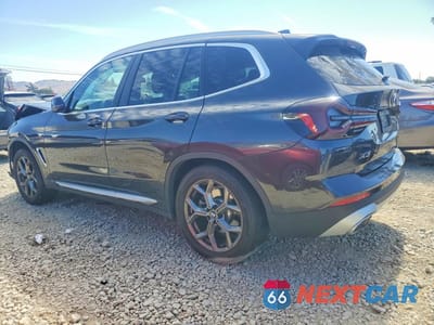 Drugie zdjęcie samochodu z przodu: 2022 BMW X3 XDRIVE30I VIN:5UX53DP01N9M07644 - miniatura