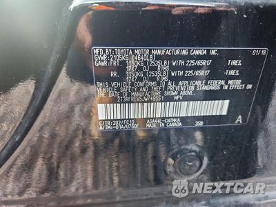 Zdjęcie 13 z 13 samochodu: 2018 TOYOTA RAV4 XLE VIN:2T3RFREV5JW749551 - miniatura