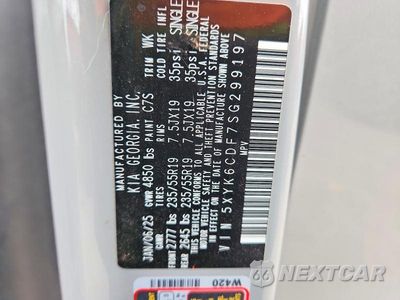 Zdjęcie 14 z 14 samochodu: 2025 KIA SPORTAGE X LINE VIN:5XYK6CDF7SG299197 - miniatura