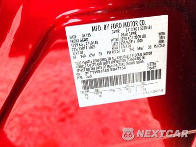 Zdjęcie 13 z 13 samochodu: 2025 FORD MAVERICK XLT VIN:3FTTW8J38SRB47754 - miniatura