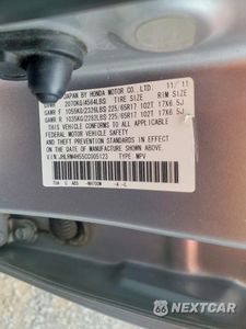 Zdjęcie 13 z 13 samochodu: 2012 HONDA CR-V EX VIN:JHLRM4H55CC005123 - miniatura