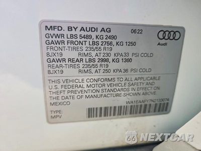 Zdjęcie 14 z 14 samochodu: 2022 AUDI Q5 PREMIUM PLUS 45 VIN:WA1EAAFY7N2133074 - miniatura